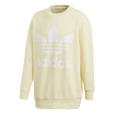 Adidas Originals Trefoil Oversized Crew (Mist Sun/White)