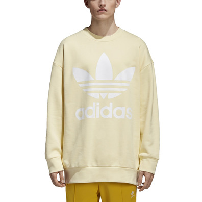 Adidas Originals Trefoil Oversized Crew (Mist Sun/White)