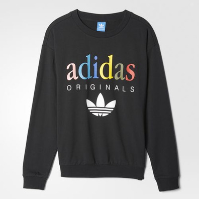 Adidas Originals W Light Sweater "Disco" (schwarz/multicolor)