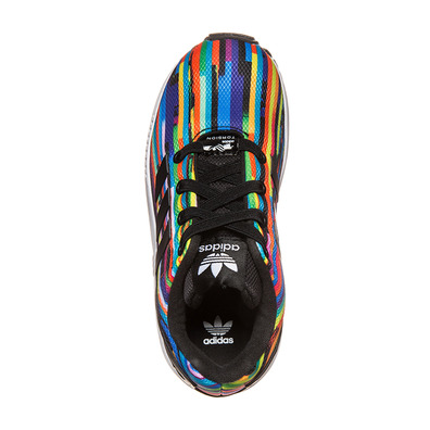 Adidas Originals ZX Flux EL Infants "Digital Noise" (Kern schwarz/weiß/multicolor)