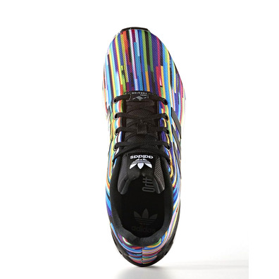 Adidas Originals ZX Flux J "Digital Noise" (Kern schwarz/weiß/multicolor)