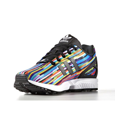 Adidas Originals ZX Flux J "Digital Noise" (Kern schwarz/weiß/multicolor)