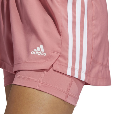 Adidas Pacer 3-Strips gewebt 2 In 1 Shorts