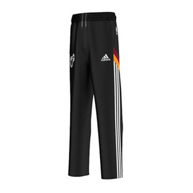 Adidas Young NBA Miami Winter Hoops Hose (schwarz/garnet/gelb)