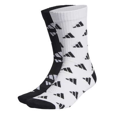 Adidas Performance 3-Streifen Graphic Sport Socken 2 Paare