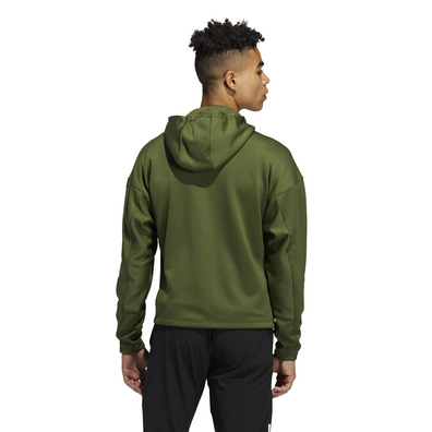 Adidas Performance Studio Tech Full Zip Hoodie "Wild Pine"