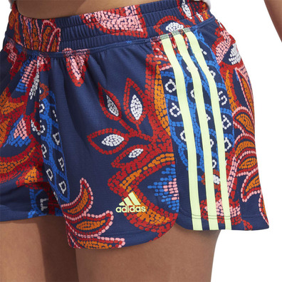 Adidas Short Farm Río Pacer Stricken 3 Streifen