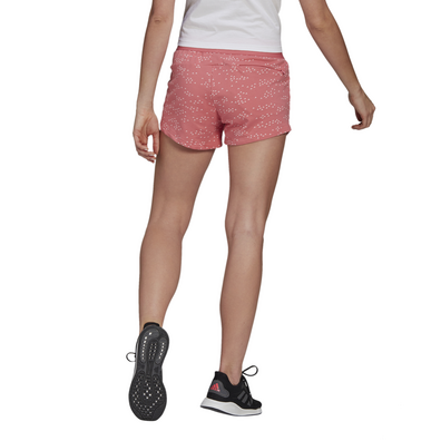 Adidas Sportswear 3 Bar All-Over-Print Shorts "Hazy Rose"