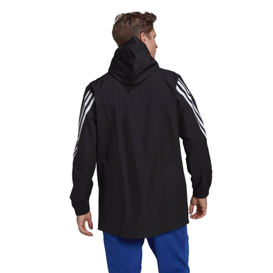 Adidas Sportswear 3-Stripes Tape Jacket "Black"