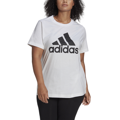 Adidas Sportswear Must hat Abzeichen von Sport Tee Plus Größe "Weiß"