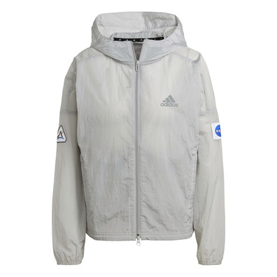 Adidas Sportswear Space Race Crop Windbreaker