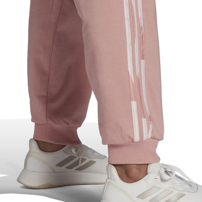 Adidas W Essentials AOP 3-Strpes Pants "Wonder Mauve"