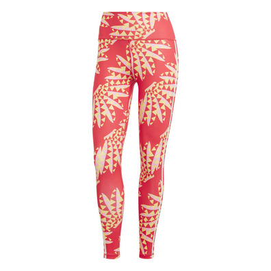 Adidas x FARM Rio 7/8 Leggings "Tomato - Frühling Gelb"