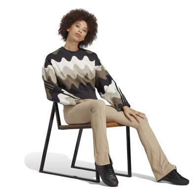 Adidas X Marimekko Future ICONS 3-Strips Sweatshirt "Light Brow"