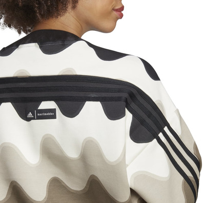 Adidas X Marimekko Future ICONS 3-Strips Sweatshirt "Light Brow"