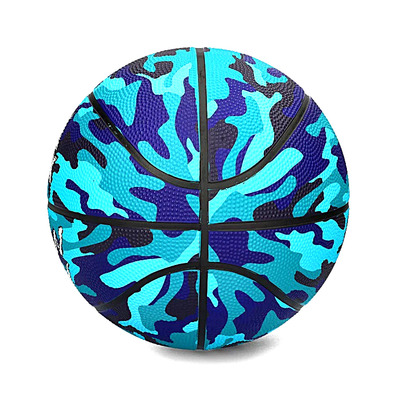 Balón Basket Peak Camo Ball "Blue Turquoise"