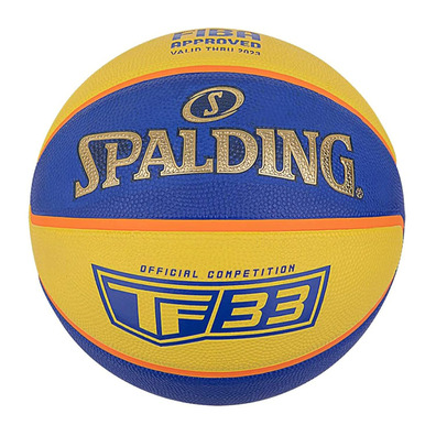 Balon Spalding Alle TF33 Gelb Blau Sz6 Gummi (Tabelle 6)