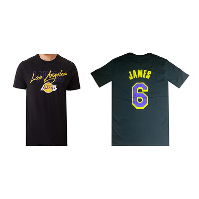 NBA L.A. Lakers NBA Script #6 JAMES #