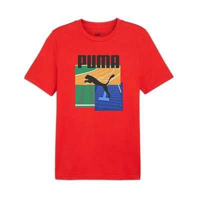 Camiseta Puma SCHAUBILD Sommer "Rot"