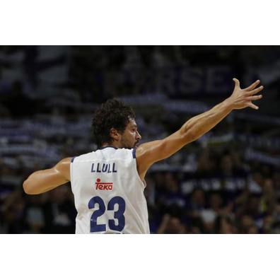 T-Shirt Réplica Llull #23# R. Madrid 2016/17 (weiß)