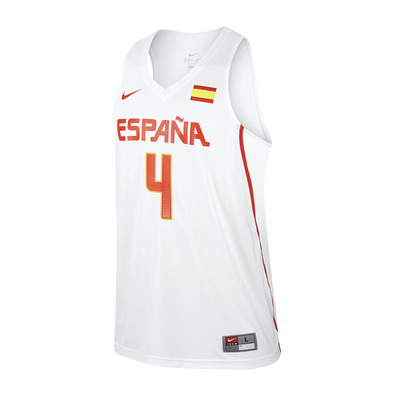 Camiseta Réplica Spanien Gasol "Río 2016 Weiß" (100/weiß)