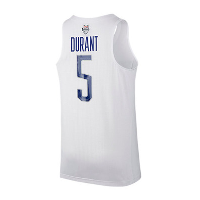 Camiseta Réplica USA Kevin Durant "Río 2016 White" (101/weiß)