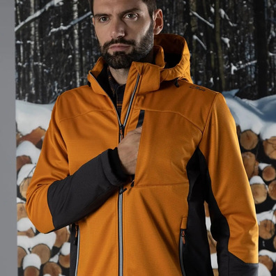 Campagnalo Ripstop Jacke mit abnehmbarer Kapuze "Zucca"