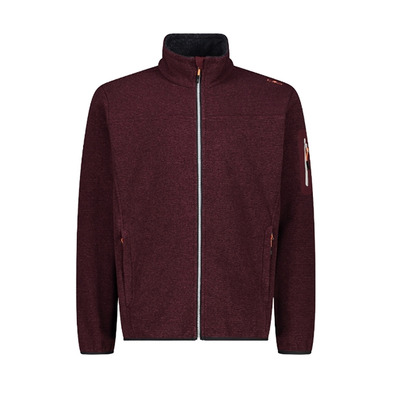 Campagnolo Männer Jacquard Knit-Tech Fleece "Burgundy"