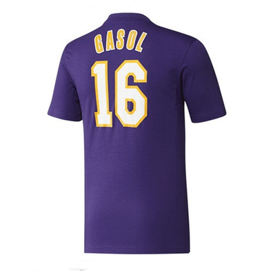 Adidas NBA Camiseta Gametime Gasol Lakers (purple)