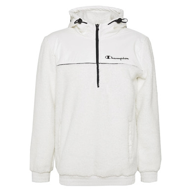 Champion Authentic Legacy Sherpa Kapuze Half-Zip "White"