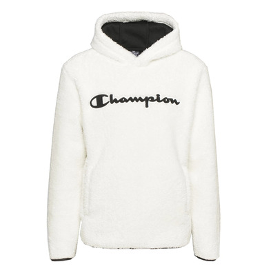 Champion Authentic Legacy Sherpa Top Kapuzen Fleece "White-Black"