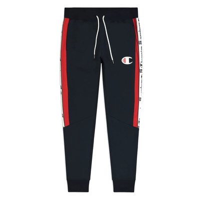 Champion Basketball USA Script Logo Tape Fleece Sweatpants "Navy"