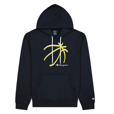 Champion Basketball Legacy Graphic Print Hoodie "Navy"