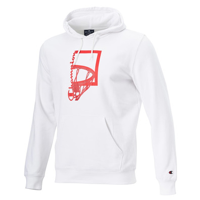 Champion Basketball Legacy Graphic Print Hoodie "White"