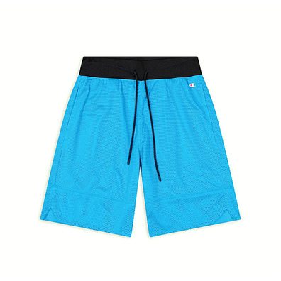 Champion Basketball Legacy Spray Neon Mesh Short "Blue Cyan Flour"