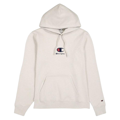 Champion Big C Logo Stickerei Fleece Hoodie "Beige"