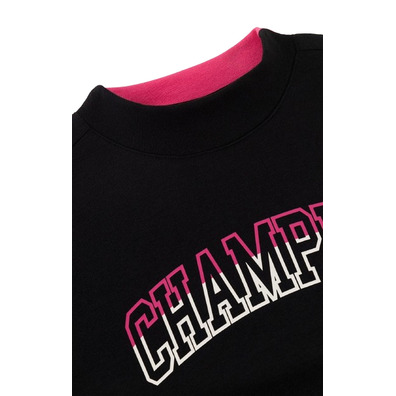 Champion Bookstore Mädchen \'s Crewneck Sweatshirt "Black"