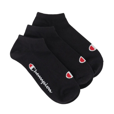 Champion Casual Sneaker Socken 3PP "Schwarz"