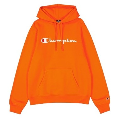 Champion bestickt Big Logo Fleece Hoodie "Orange"