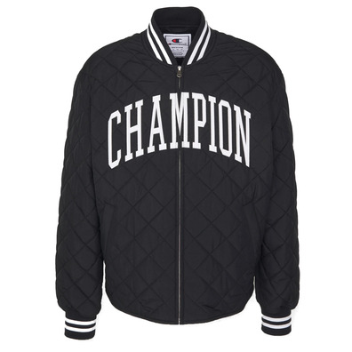 Champion Rochester Bookstore Big Logo gesteppt Bomberjacke "Black"