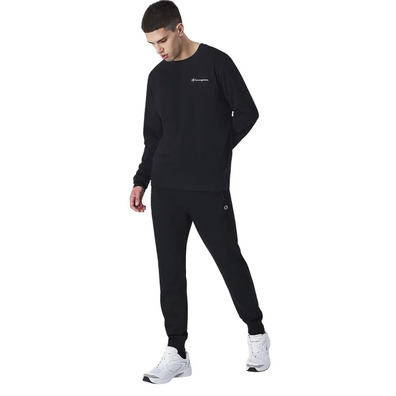 Champion Icon Pocket Zip Rib Cuff Fleece Slim Fit Pants "Schwarz"