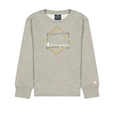 Champion Kids Athletic Long Sleeve Crewneck T-Shirt "Grey"