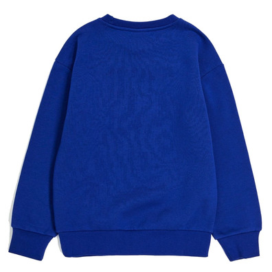 Champion Kids Basketball Logo Fleece Sweatshirt "Blau"