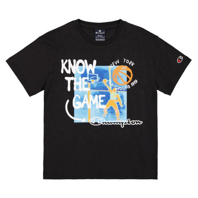 Champion Kids Crewneck T-Shirt "Black"