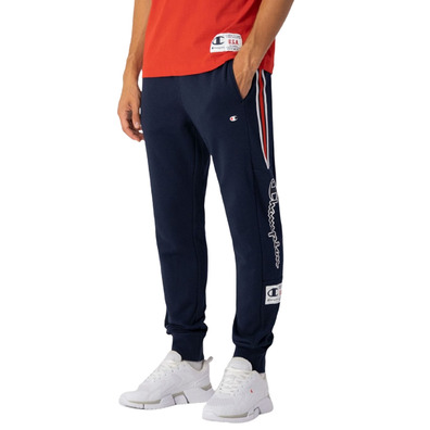 Champion Legacy Basketball Kontrast Details Fleece Joggers "Navy"