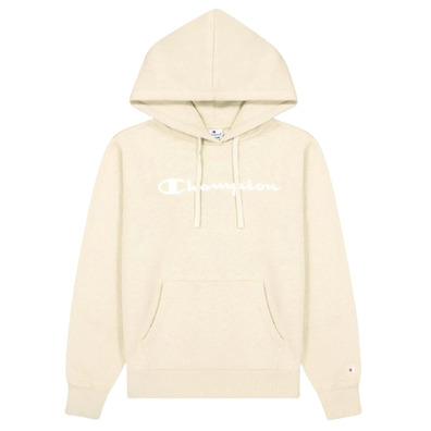 Champion Legacy Big Script Logo Druck Hoodie "Wheat"