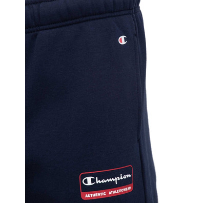 Champion Legacy Custom Fit Athleticwear Logo bedruckte Manschettenhose "Navy"