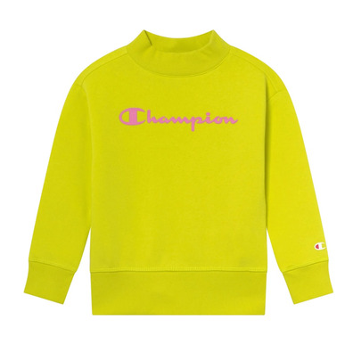 Champion Legacy Girls American Classics Crewneck "Neon Yellow"