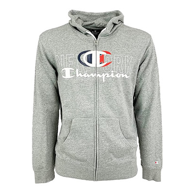 Champion Legacy Großmeister Graphic Hoodie FZ "Light Grey"