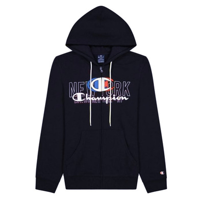 Champion Legacy Großmeister Graphic Hoodie FZ "Navy"